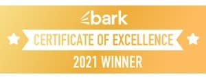 Bark Certificate of Excellence 2021